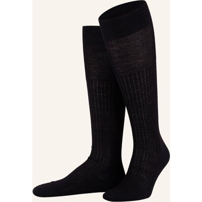 Falke Kniestrümpfe Luxury No. 7 blau