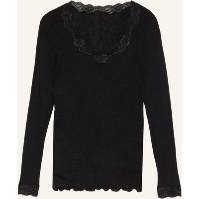 Calida Longsleeve Richesse Lace Mit Seide schwarz