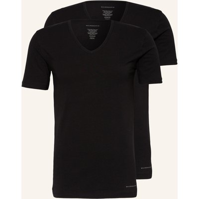 Baldessarini 2er-Pack V-Shirts schwarz