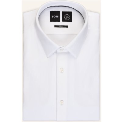 Boss Jerseyhemd Hank Slim Fit weiss