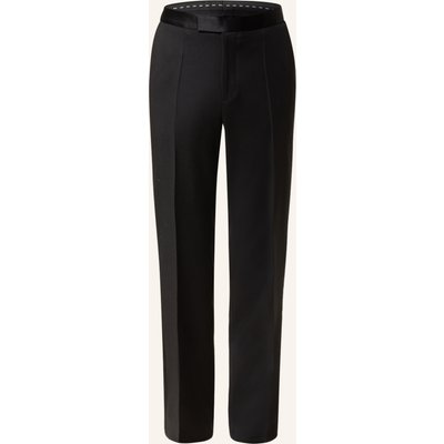 Boss Smoking-Hose Lenon Tux Regular Fit Mit Galonstreifen schwarz