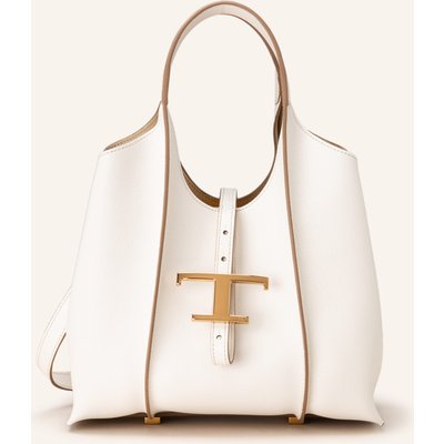 Tod's Handtasche Timeless Mini Mit Pouch weiss