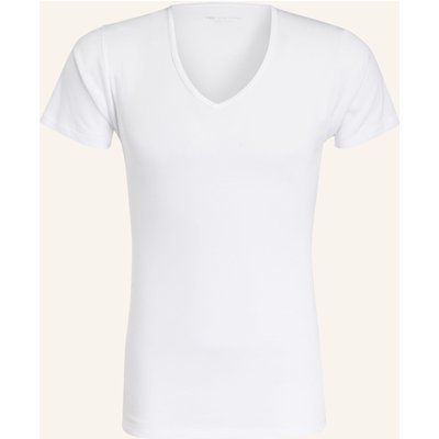 Mey V-Shirt Serie Casual Cotton weiss