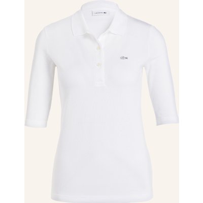 Lacoste Piqué-Poloshirt Mit 3/4-Arm weiss