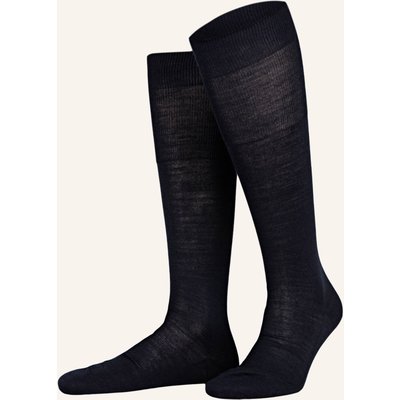Falke Kniestrümpfe Luxury No. 6 blau