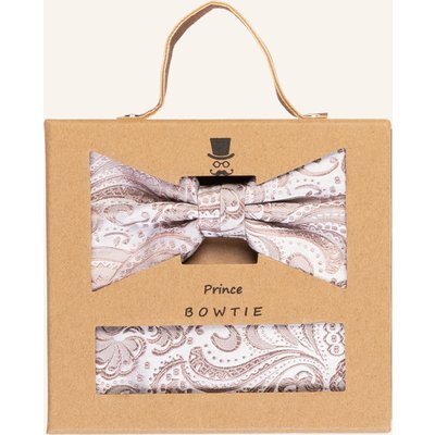 Prince Bowtie Set: Fliege Und Einstecktuch rosa