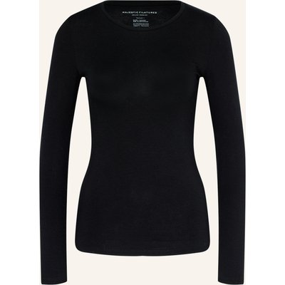 Majestic Filatures Longsleeve schwarz