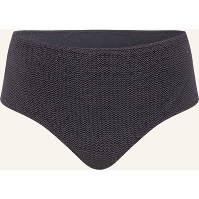 Seafolly High-Waist-Bikini-Hose Sea Dive schwarz