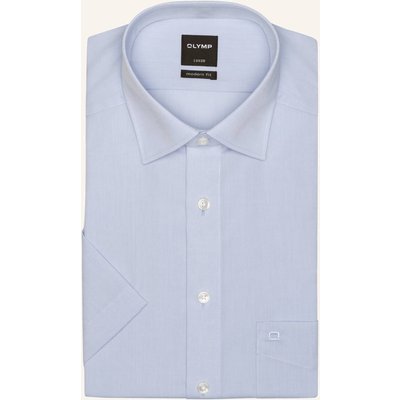 Olymp Kurzarm-Hemd Luxor Modern Fit blau