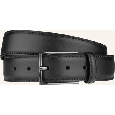 Strokesman's Ledergürtel schwarz