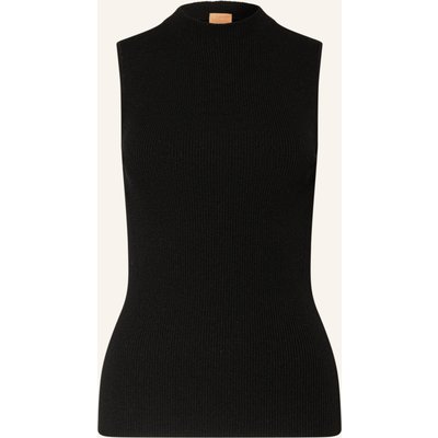 Boss Stricktop Feskies schwarz