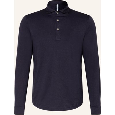 Profuomo Jersey-Poloshirt blau