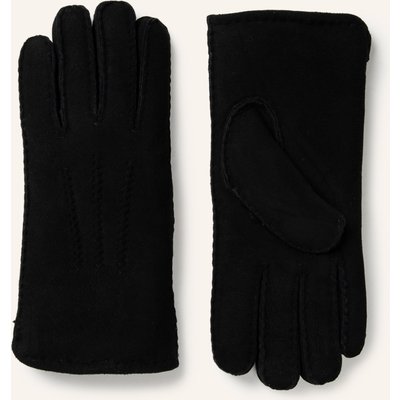 Strokesman's Handschuhe Mit Echtfell schwarz