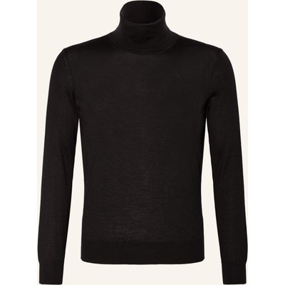 Zegna Cashmere-Pullover Mit Seide schwarz