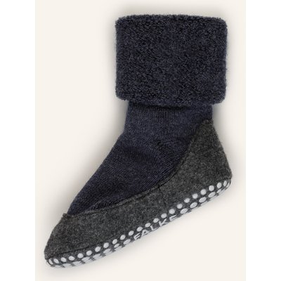 Falke Stoppersocken Cosyshoe Aus Merinowolle blau