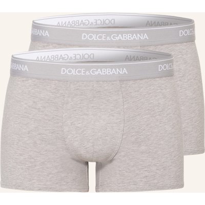 Dolce & Gabbana 2er-Pack Boxershorts grau