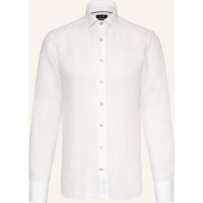 Olymp Signature Leinenhemd Tailored Fit beige