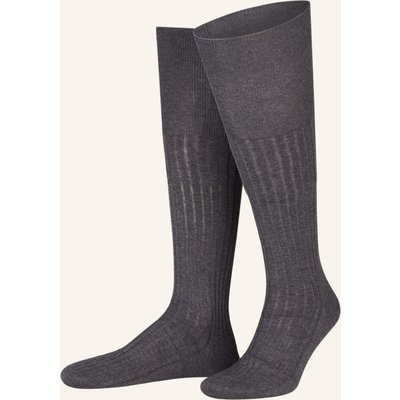 Falke Kniestrümpfe Luxury No.13 grau
