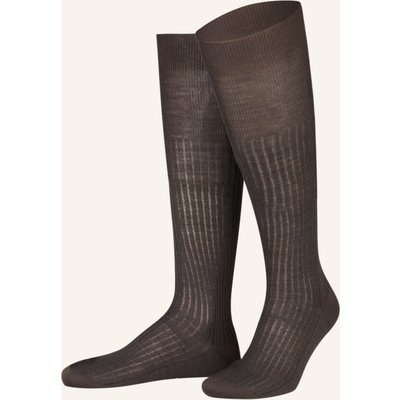 Falke Kniestrümpfe Luxury No. 7 braun