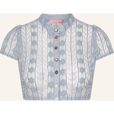 Krüger Dirndlbluse Lavina blau