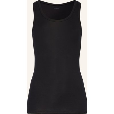 Schiesser Top Pure Rib schwarz