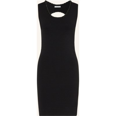 Mrs & Hugs Strickkleid Mit Cut-Out Und Schmucksteinen schwarz
