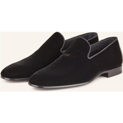 Magnanni Slipper Velvet schwarz