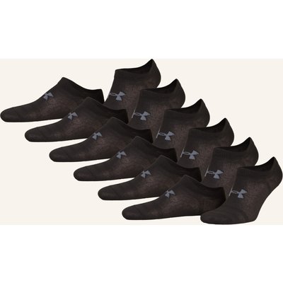 Under Armour 6er-Pack Sneakersocken Essential No Show schwarz