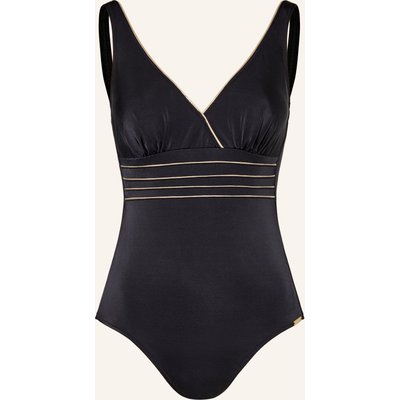Charmline Shape-Badeanzug Pure Lines schwarz