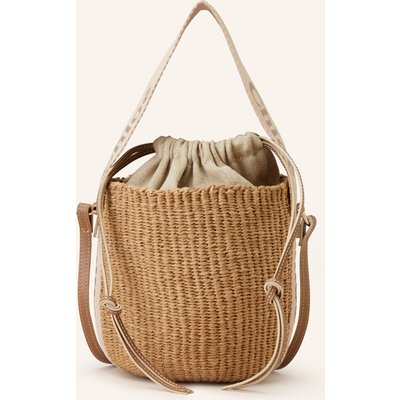 Chloé Beuteltasche Woody beige