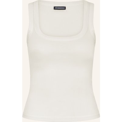 Jacquemus Top Le Debardeur Gros Grain weiss