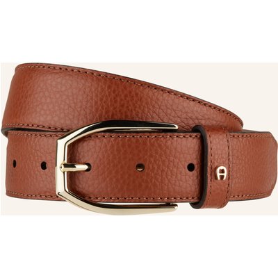 Aigner Ledergürtel Casual braun