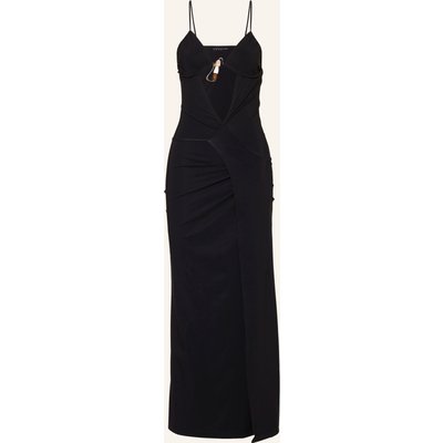 Christopher Esber Kleid Nebular In Wickeloptik schwarz
