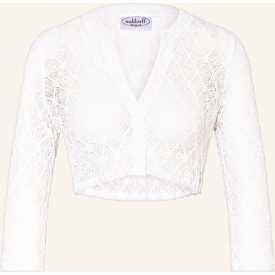 Waldorff Dirndlbluse Aus Spitze Mit 3/4-Arm weiss
