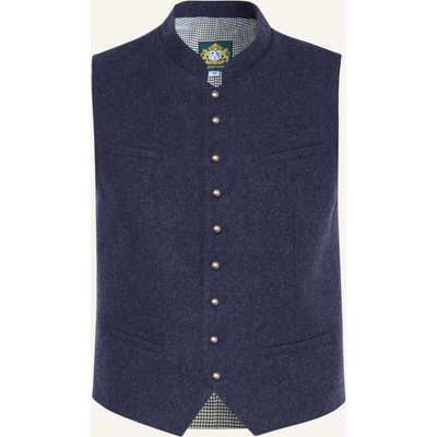 Hammerschmid Trachtenweste Max Regular Fit blau