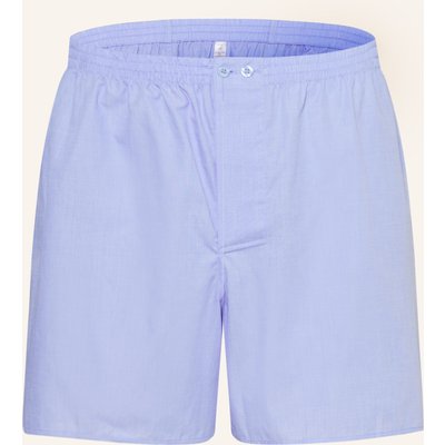 Zimmerli Web-Boxershorts Fil À Fil Cotton blau