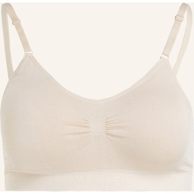 Magic Bodyfashion Bustier Bamboo Comfort Bra With Spaghetti Straps beige