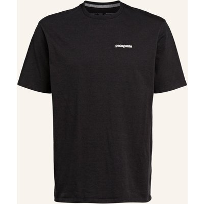 Patagonia T-Shirt P-6 schwarz