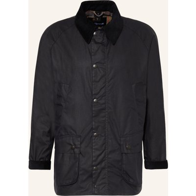 Barbour Fieldjacket Ashby Wax blau