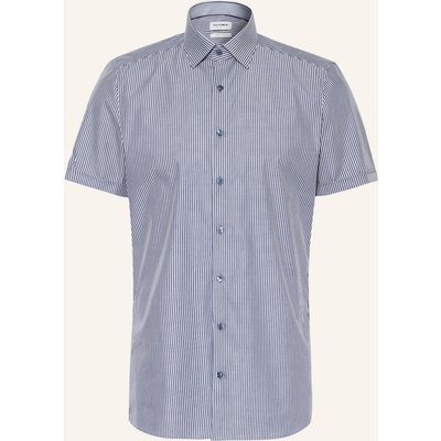 Olymp Kurzarm-Hemd Level Five Body Fit blau