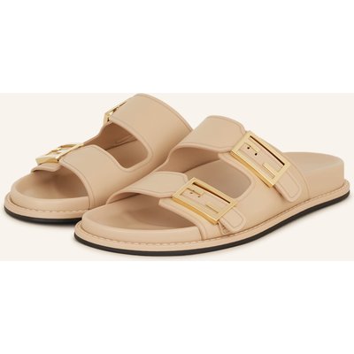 Fendi Pantoletten beige