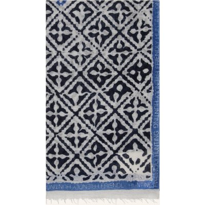 Friendly Hunting Cashmere-Schal Eyes Of Marakech blau
