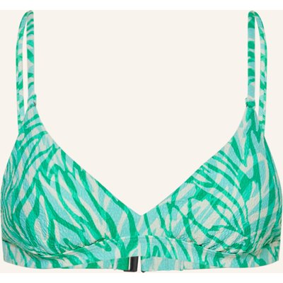 Seafolly Bralette-Bikini-Top Animal Instinct gruen