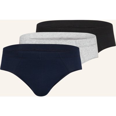 Schiesser 3er-Pack Slips 95/5 grau