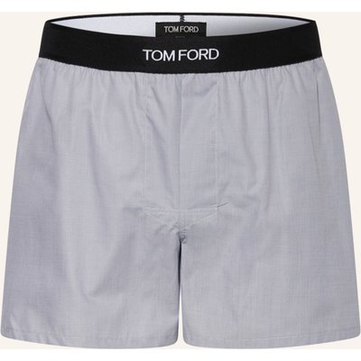 Tom Ford Web-Boxershorts grau