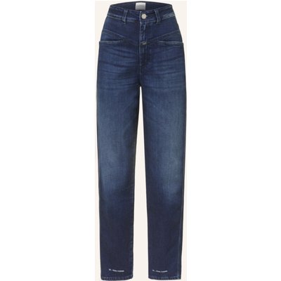 Closed Cropped Jeans Pedal Pusher blau