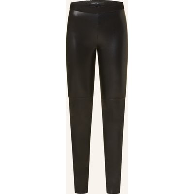 Marc Cain Leggings In Lederoptik schwarz