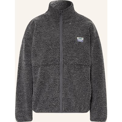 American Vintage Teddyfell-Jacke Hoktown grau
