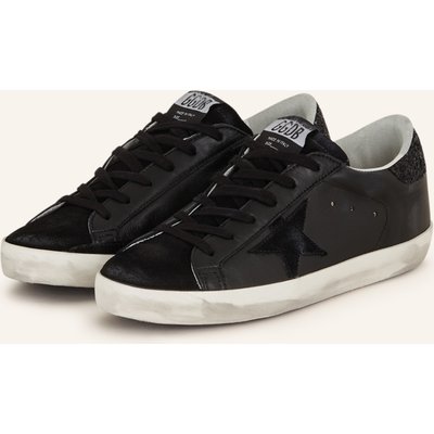 Golden Goose Sneaker Super-Star Mit Pailletten schwarz