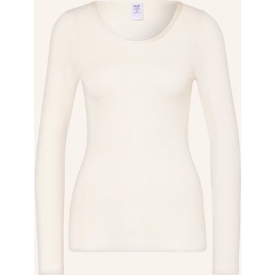 Calida Lounge-Shirt True Confidence Mit Seide beige